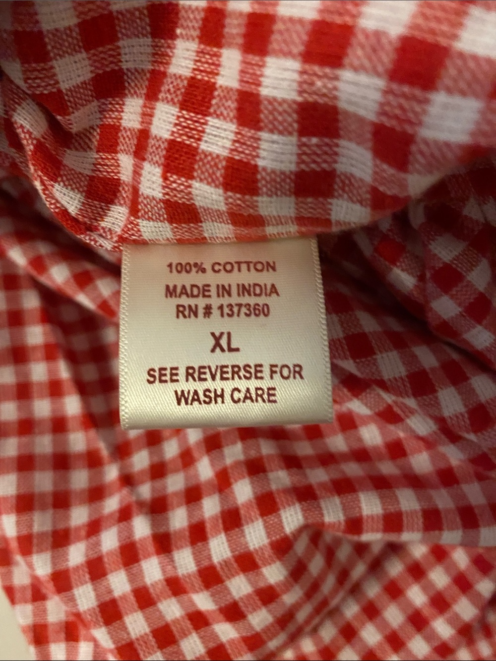 Red Gingham Mini Dress - Unbranded - Picture 6 of 7